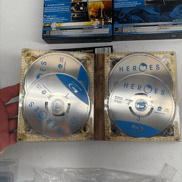 NBC Heroes Seasons 1 2 & 4 Blu Ray Seasons Lot Bundle NO SEASON 3 - Picture 7 of 9